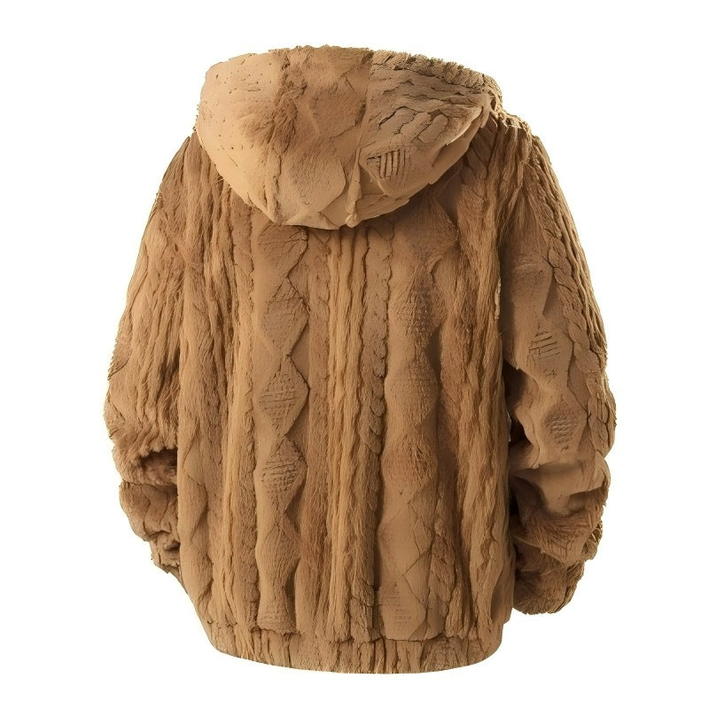 Fleece Padded Men's Warm Jacket