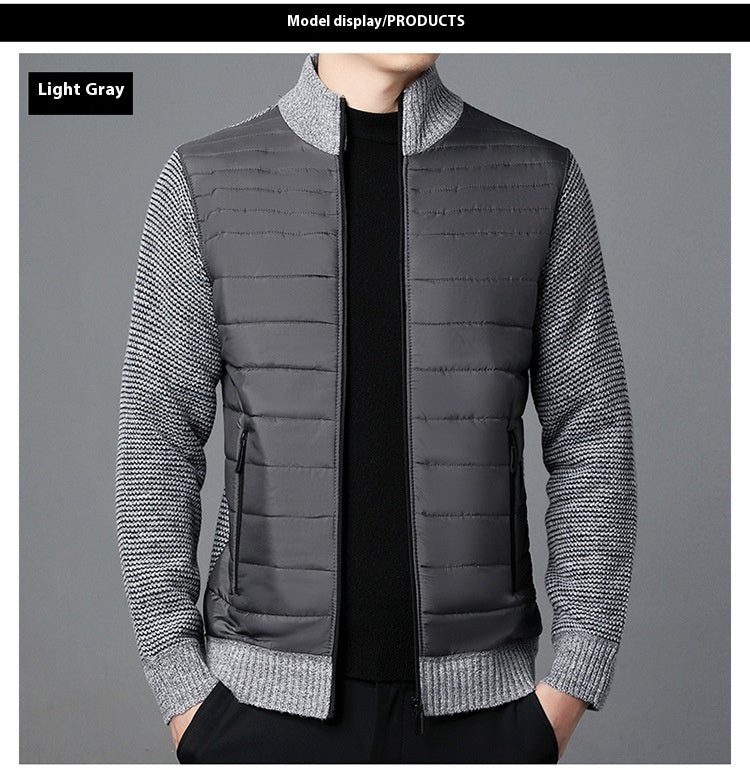 Hybrid Quilted Knit Jacket