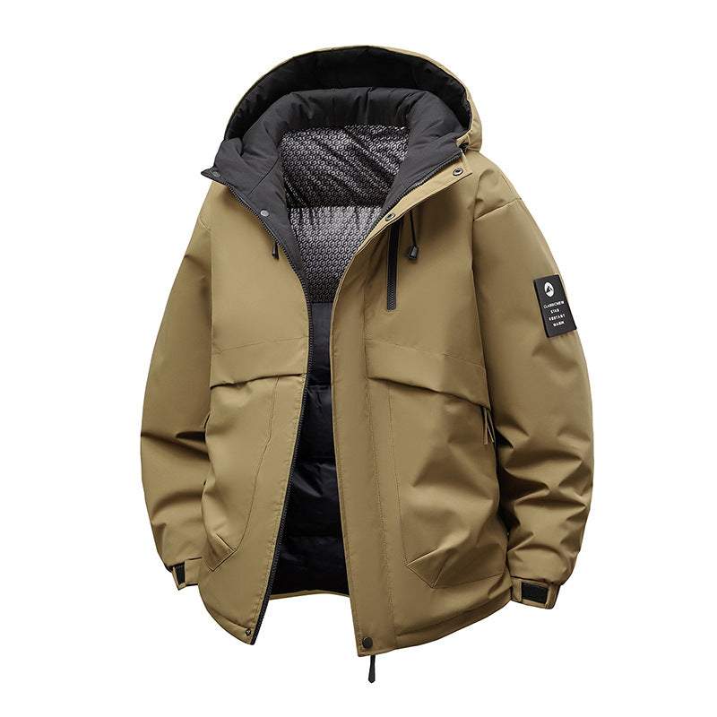 Men's Lined And Padded Workwear Cotton Jacket