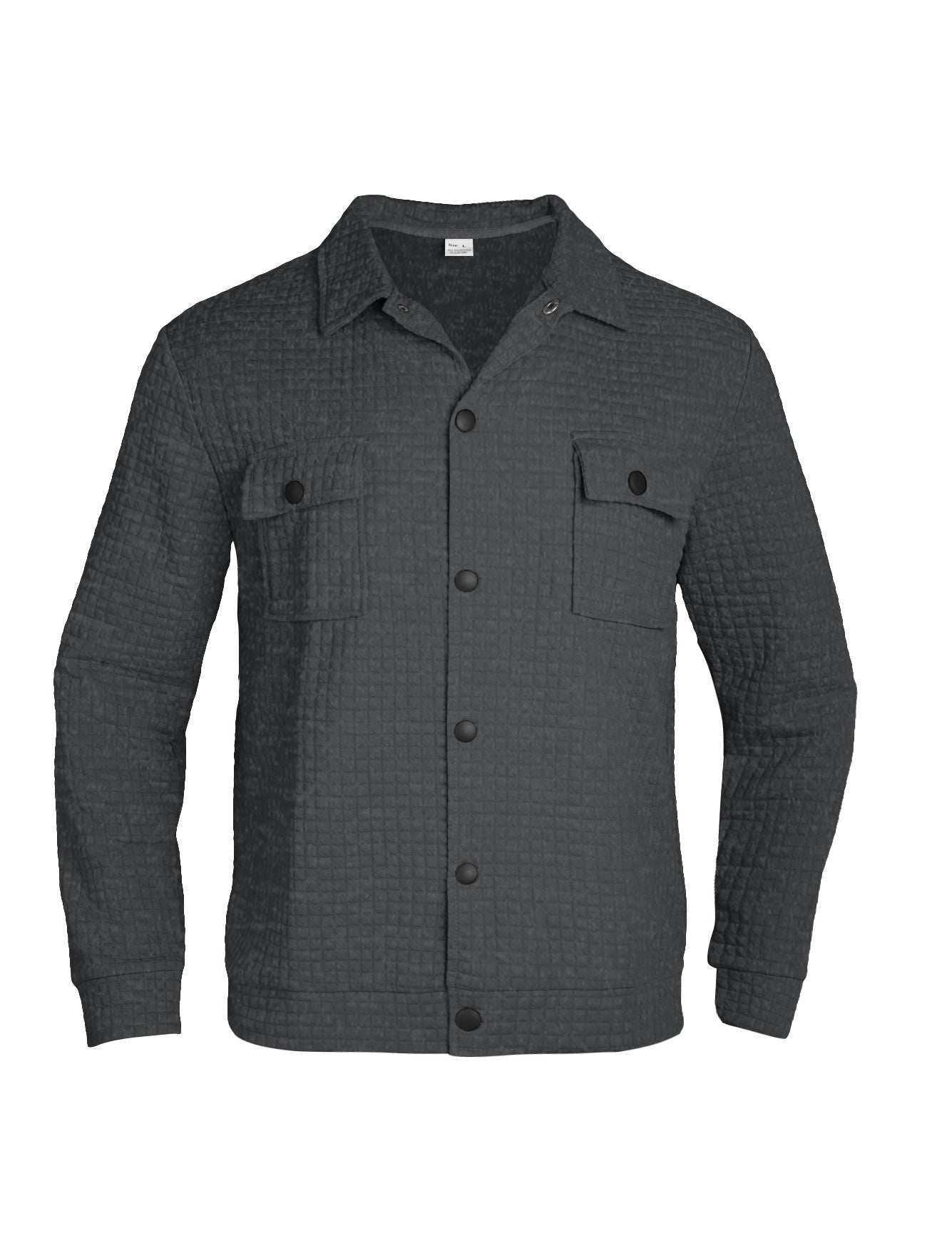 Jacquard Check Knit Shirt