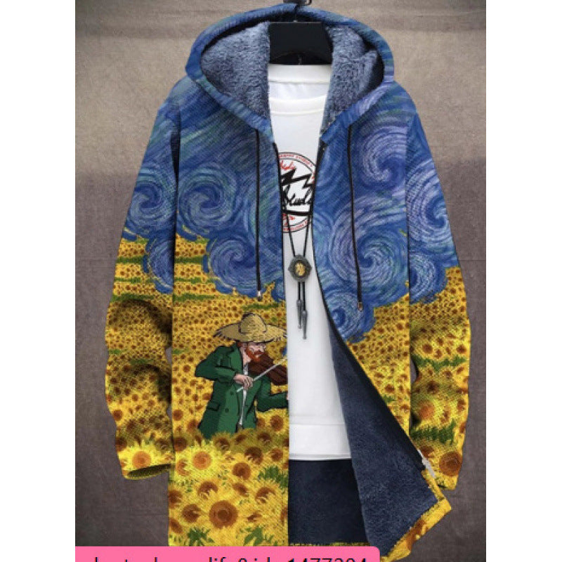 All-Over Print Zip Jacket