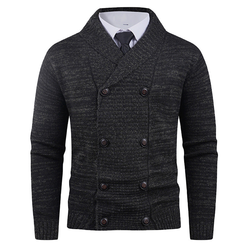 Men's Stylish Double-breasted Cardigan