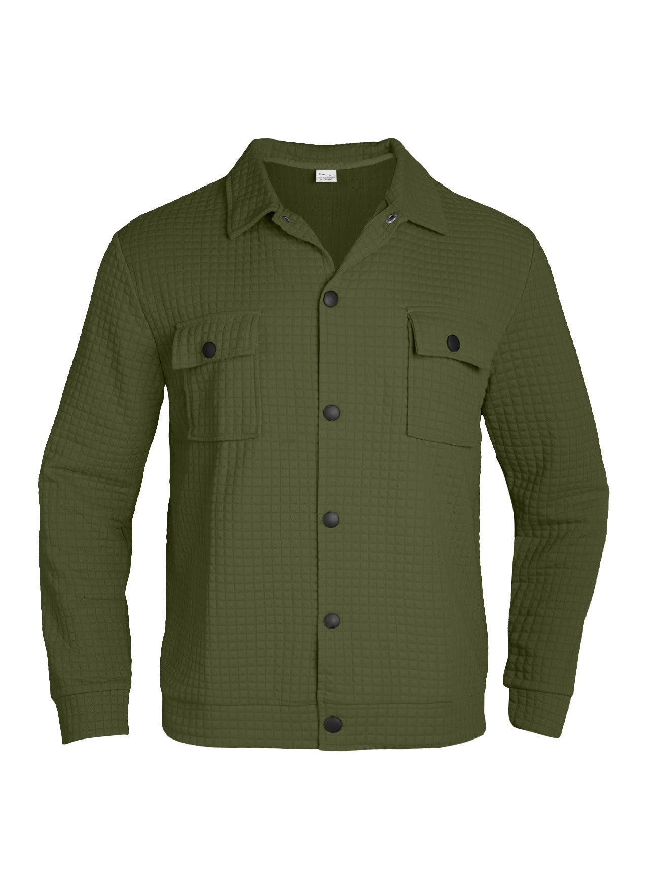 Jacquard Check Knit Shirt