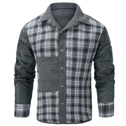 Plaid Flannel Shirt Jacket