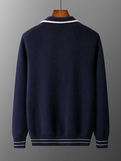 Woolen Open-Front Cardigan