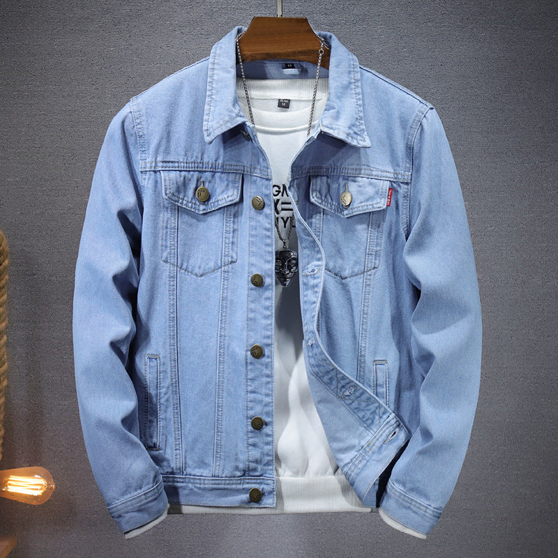 Men's Denim Coat Casual Top