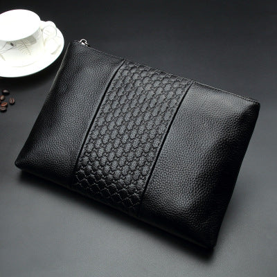 Croc Luxe Leather Clutch
