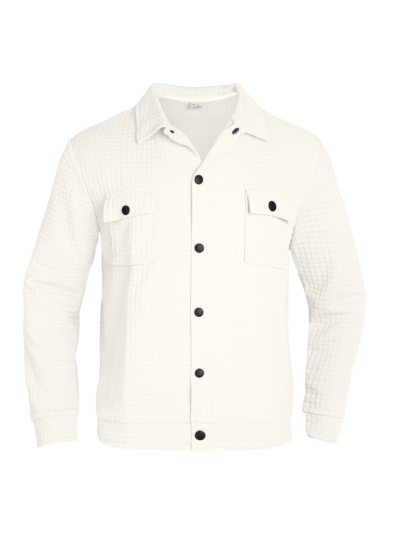 Jacquard Check Knit Shirt