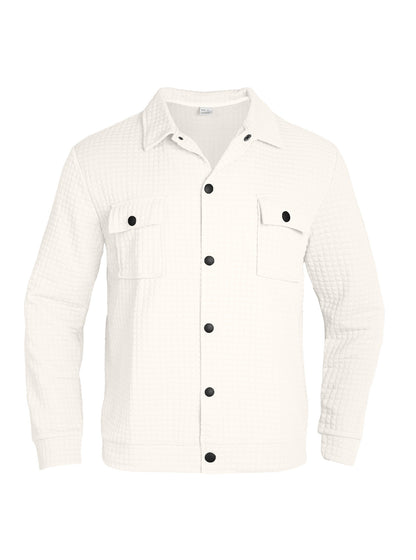 Jacquard Check Knit Shirt