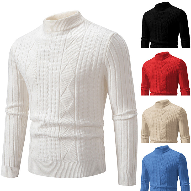 Men's Casual Woven Sweater