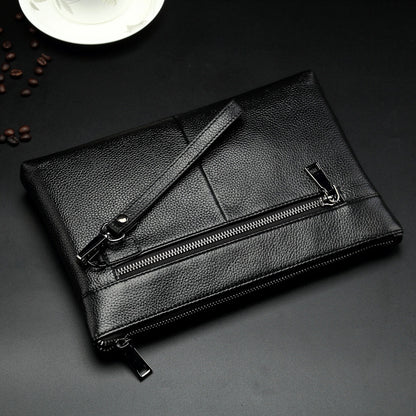 Croc Luxe Leather Clutch
