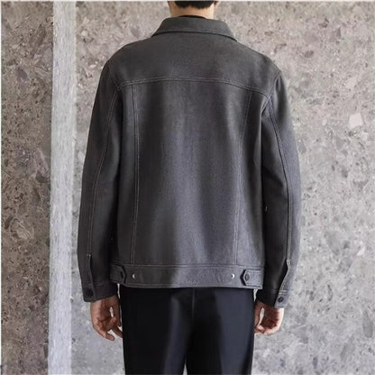 Spring And Autumn New Polo Collar Loose Short Work Clothes