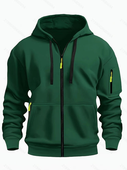 Thermal Zipped Hoodie