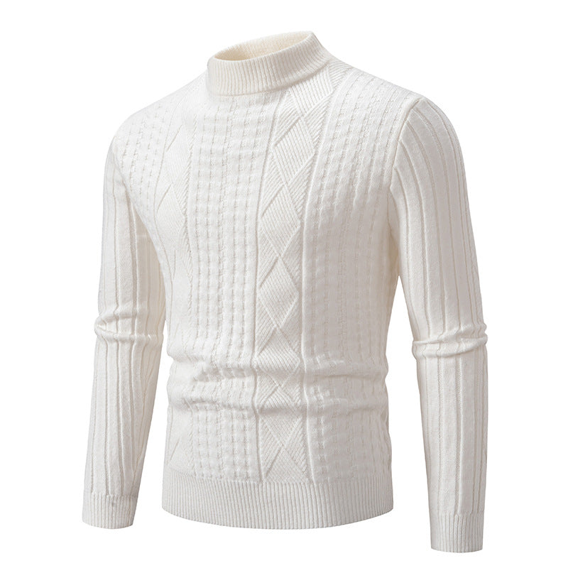 Men's Casual Woven Sweater