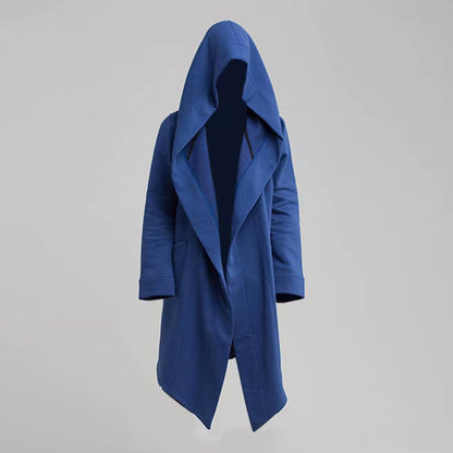 Fashion Hoodie Mens Leisure Cool Long Men Jacket Long Sleeve for Filming Men Jacket Costume Mantle Hoodies Jacket Cloak Coats