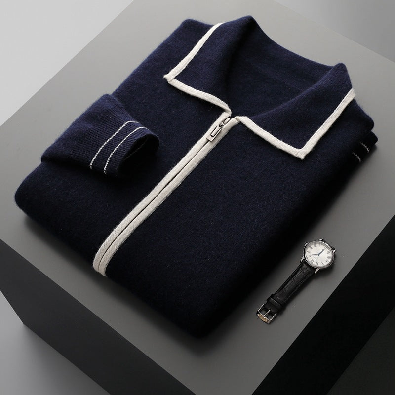 Woolen Open-Front Cardigan