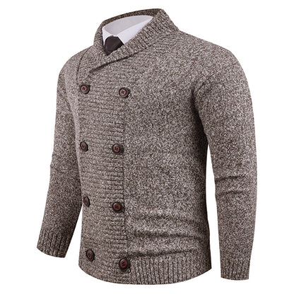 Men's Stylish Double-breasted Cardigan