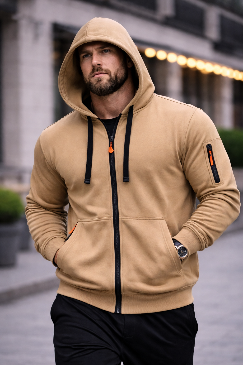 Thermal Zipped Hoodie