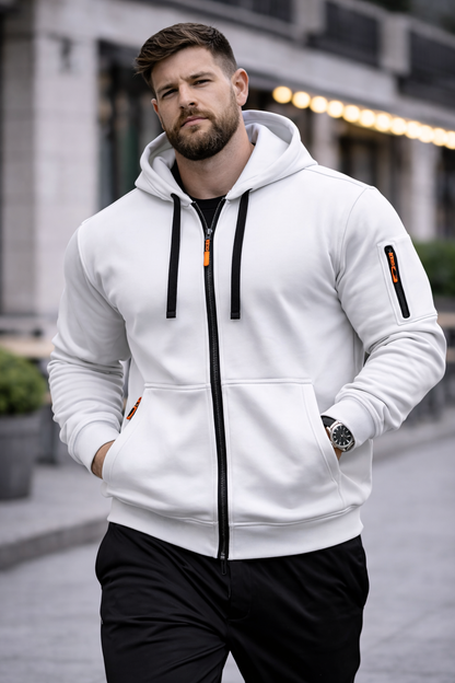 Thermal Zipped Hoodie