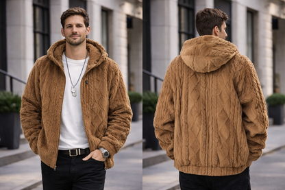 Fleece Padded Men's Warm Jacket