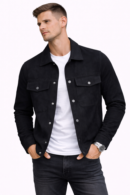 Urban Suede Trucker Jacket