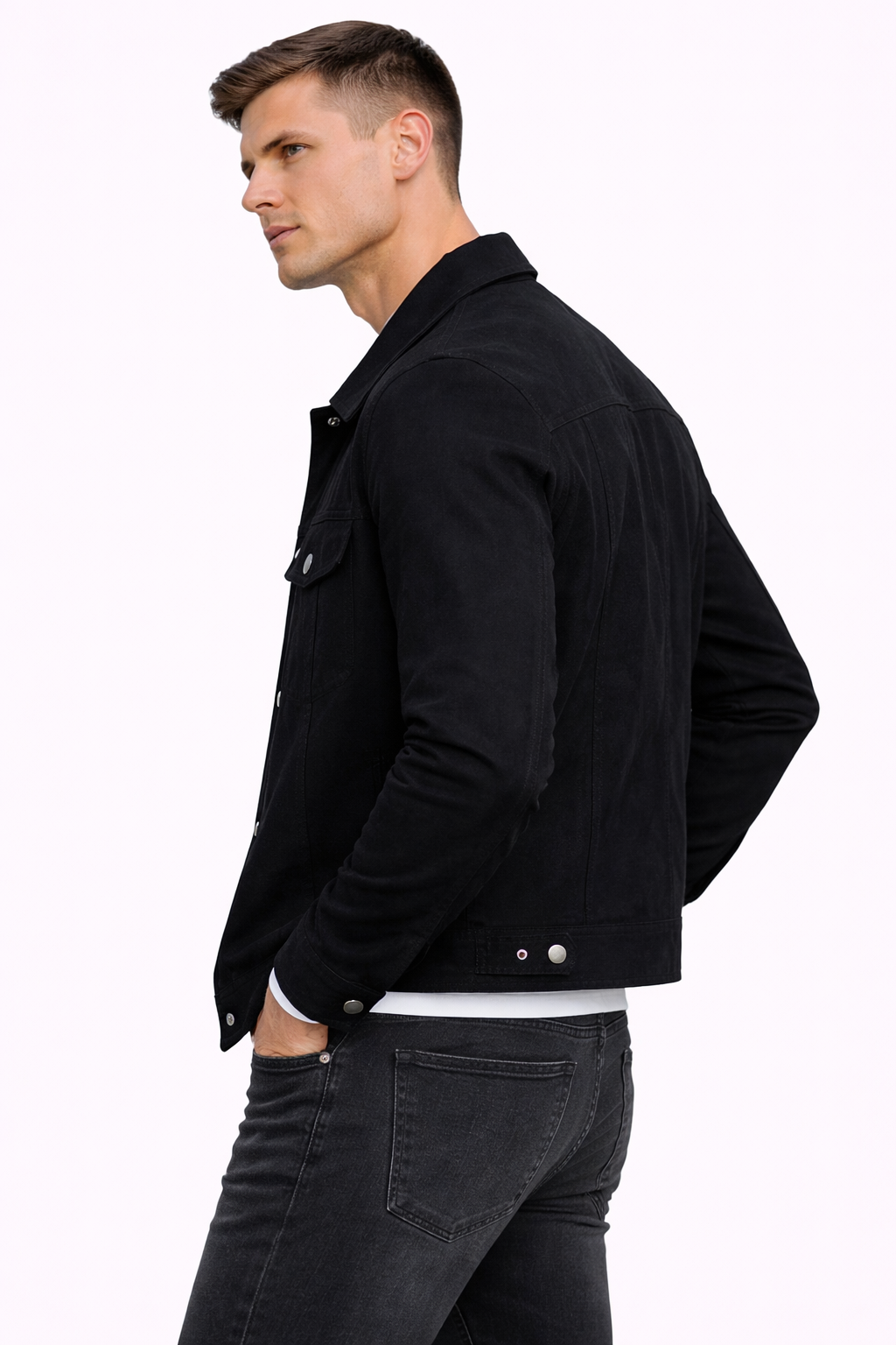 Urban Suede Trucker Jacket