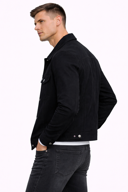Urban Suede Trucker Jacket