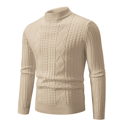 Men's Casual Woven Sweater