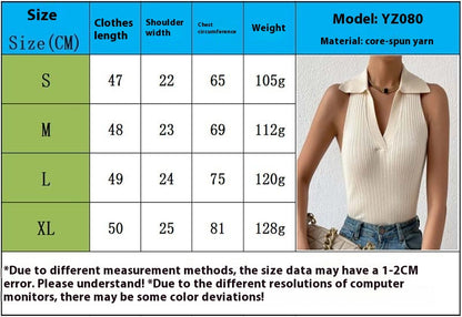 Chic Ribbed Collar Knit Top