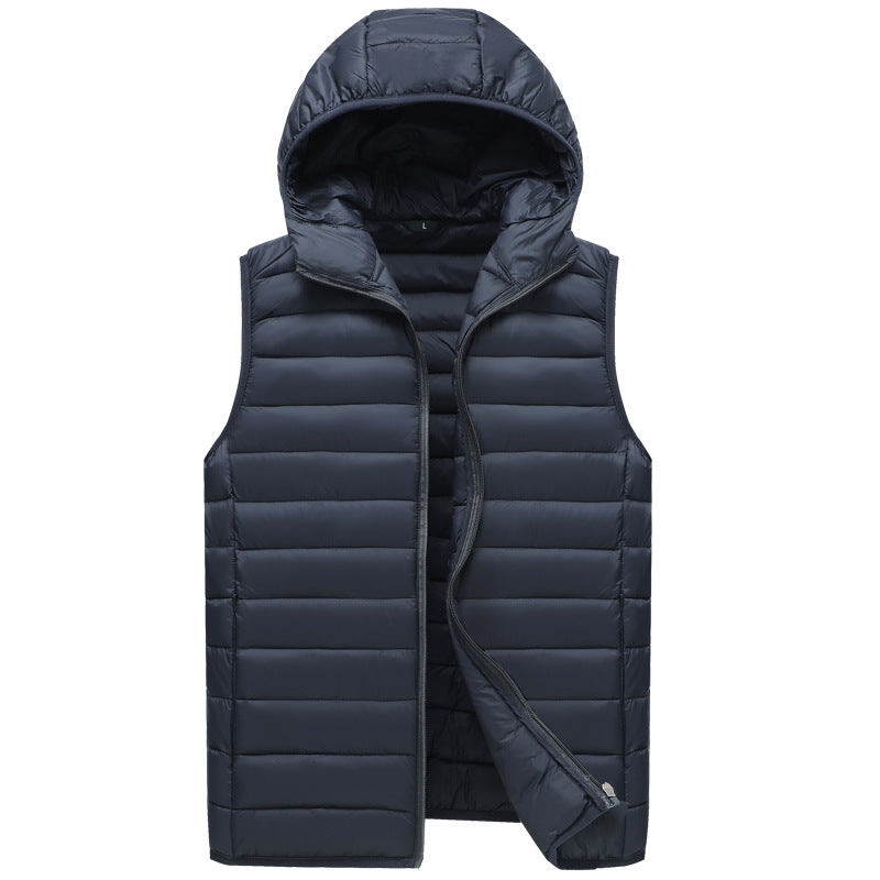 Winter Down Cotton Lightweight Warm Men's Coat Vest