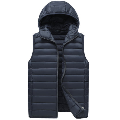Winter Down Cotton Lightweight Warm Men's Coat Vest