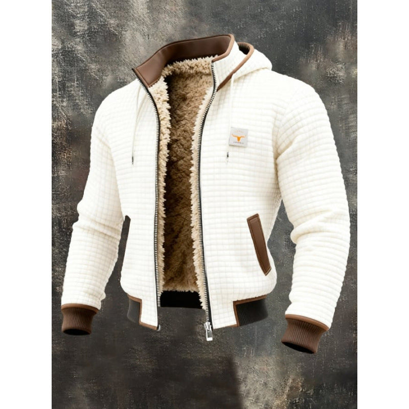 Sherpa Quilted Hooded Jacket
