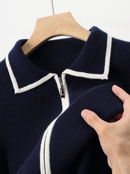 Woolen Open-Front Cardigan
