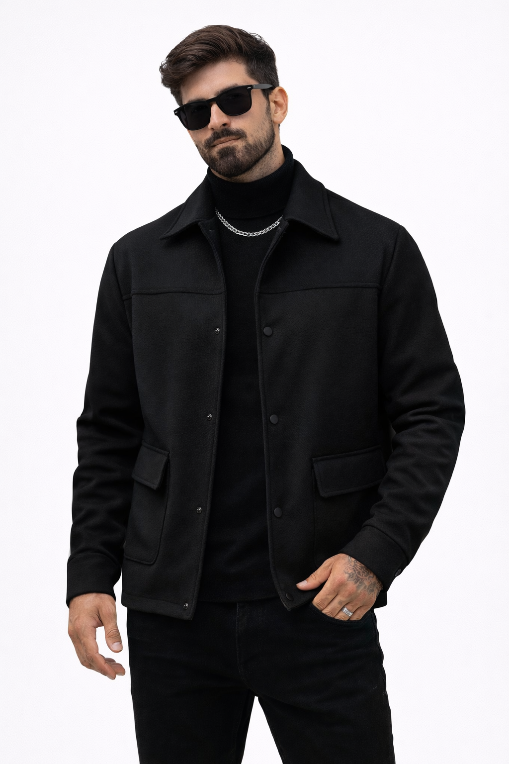 Men’s European-Style Casual Lapel Jacket