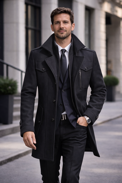 Heritage Stand Trench Collar Coat