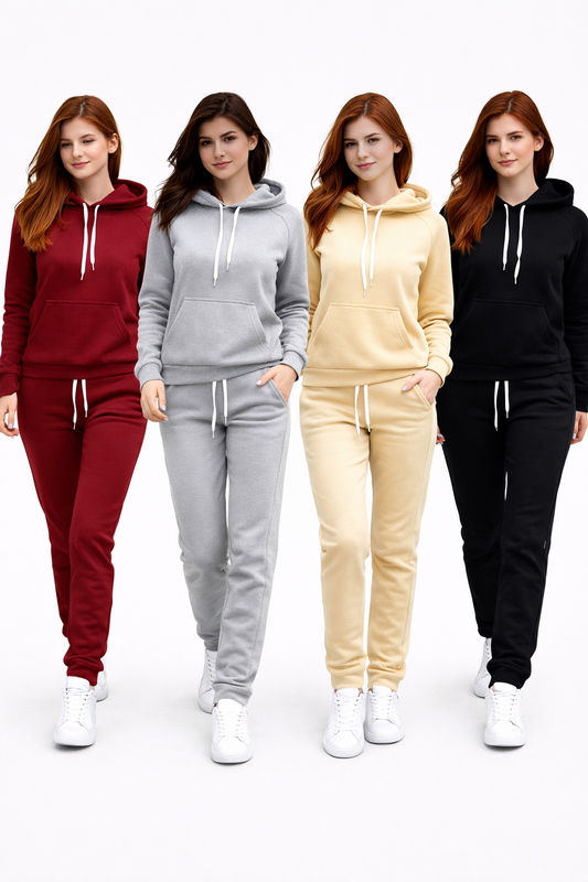 Casual Hoodie Female Tracksuit - 2 Piece