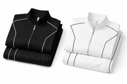 Men’s Contrast Line Tracksuit Set – Urban Performance Edition