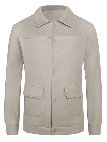 Men’s European-Style Casual Lapel Jacket