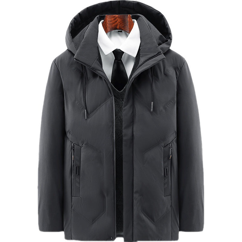 Fleece-Lined Winter Cotton Coat