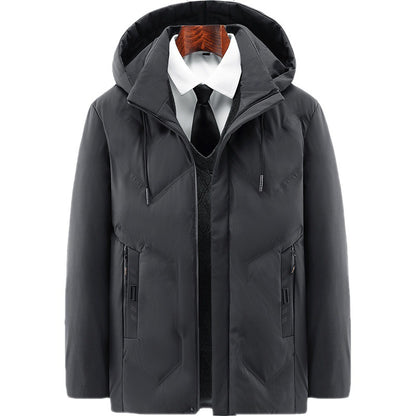 Fleece-Lined Winter Cotton Coat