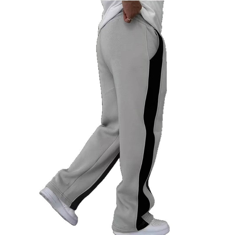 Monochrome Stripe Track Pants