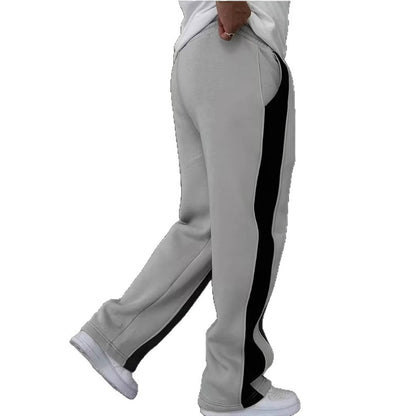 Monochrome Stripe Track Pants