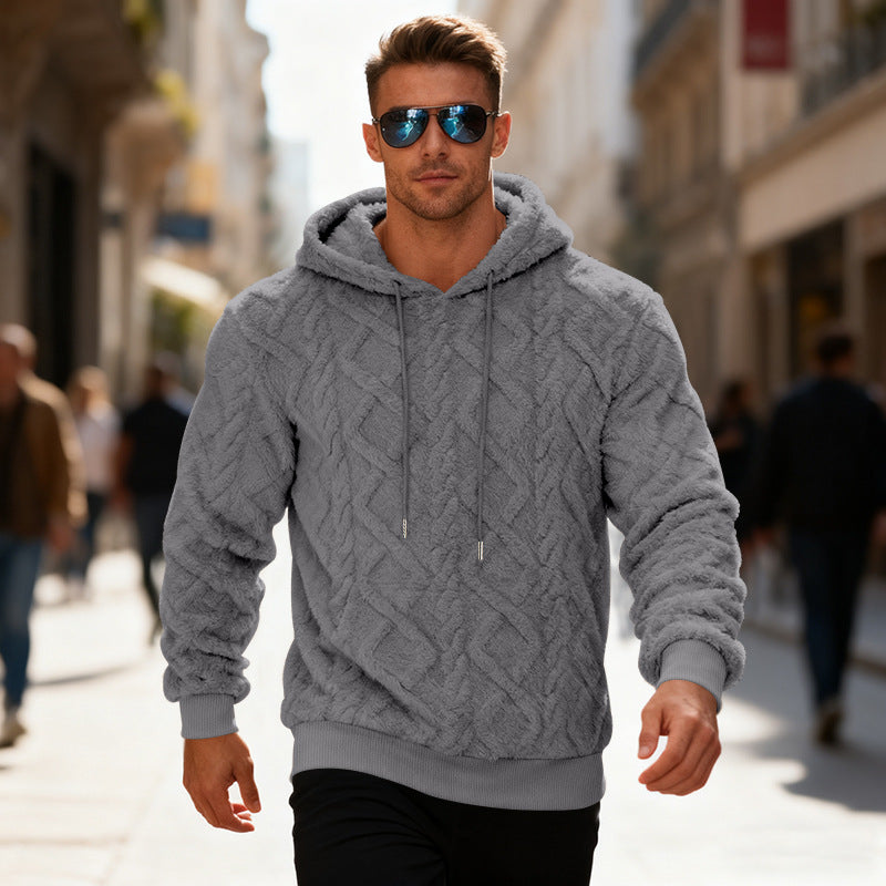 Ultra-Warm Plush Hooded Sweatshirt