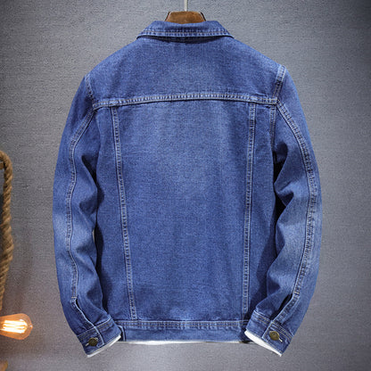 Men's Denim Coat Casual Top