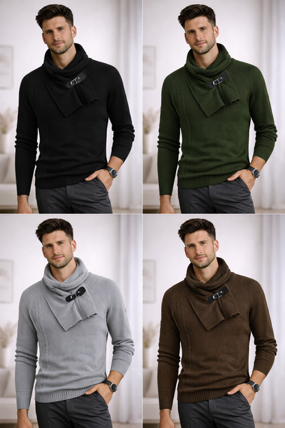 Round Neck Knitted Sweater