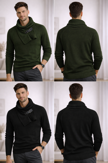 Round Neck Knitted Sweater