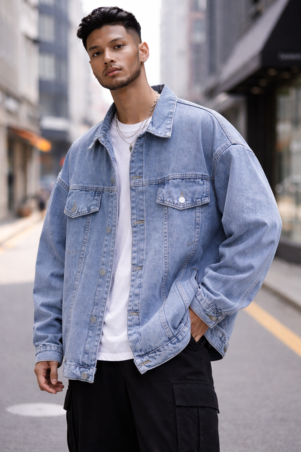 Oversized Street Denim Jacket