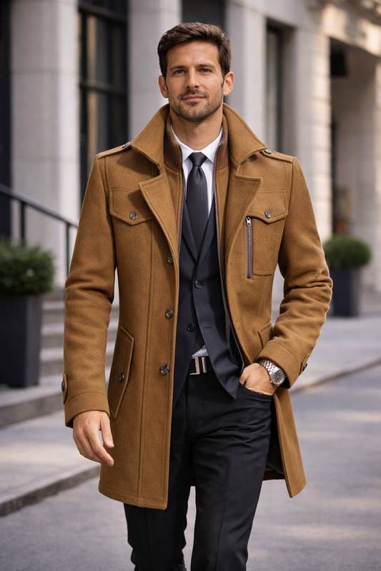 Heritage Stand Trench Collar Coat